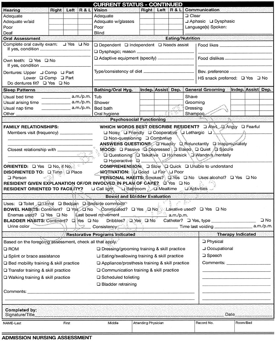 34. Admissions, transfers, and discharges | Nurse Key